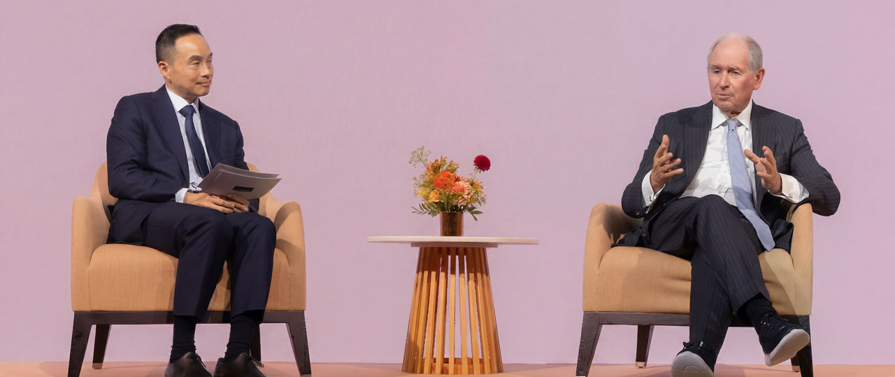 Ed Huang & Steve Schwarzman