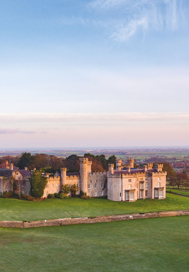 Bourne leisure castle and landscape