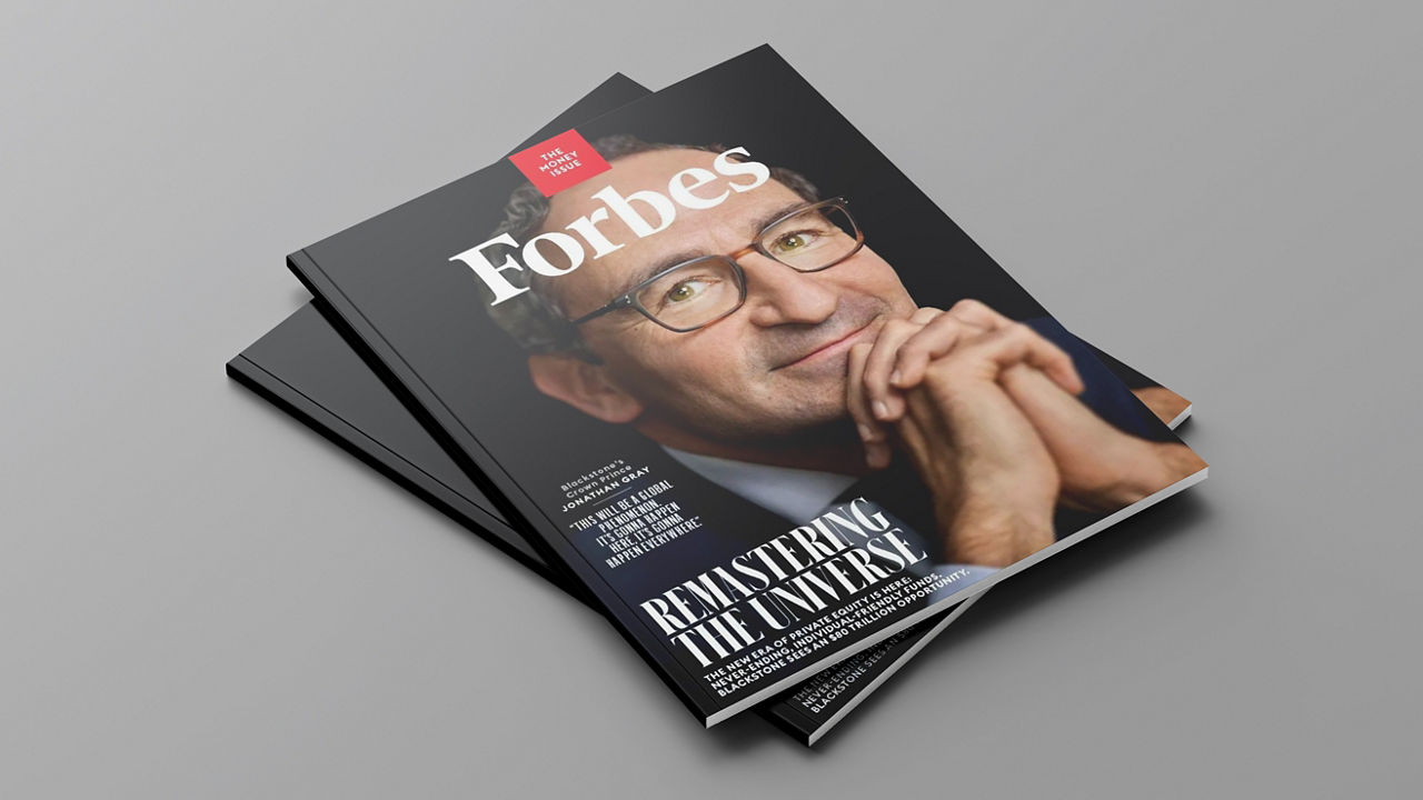 Blackstone Featured on Cover of Forbes Magazine