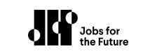 Jobs for the Future Black logo