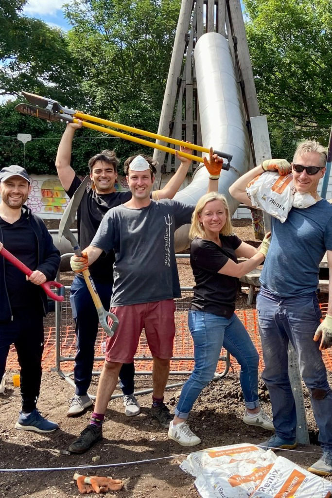 Volunteers at The Childhood Trust, London