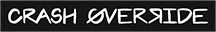Crash Override, black logo