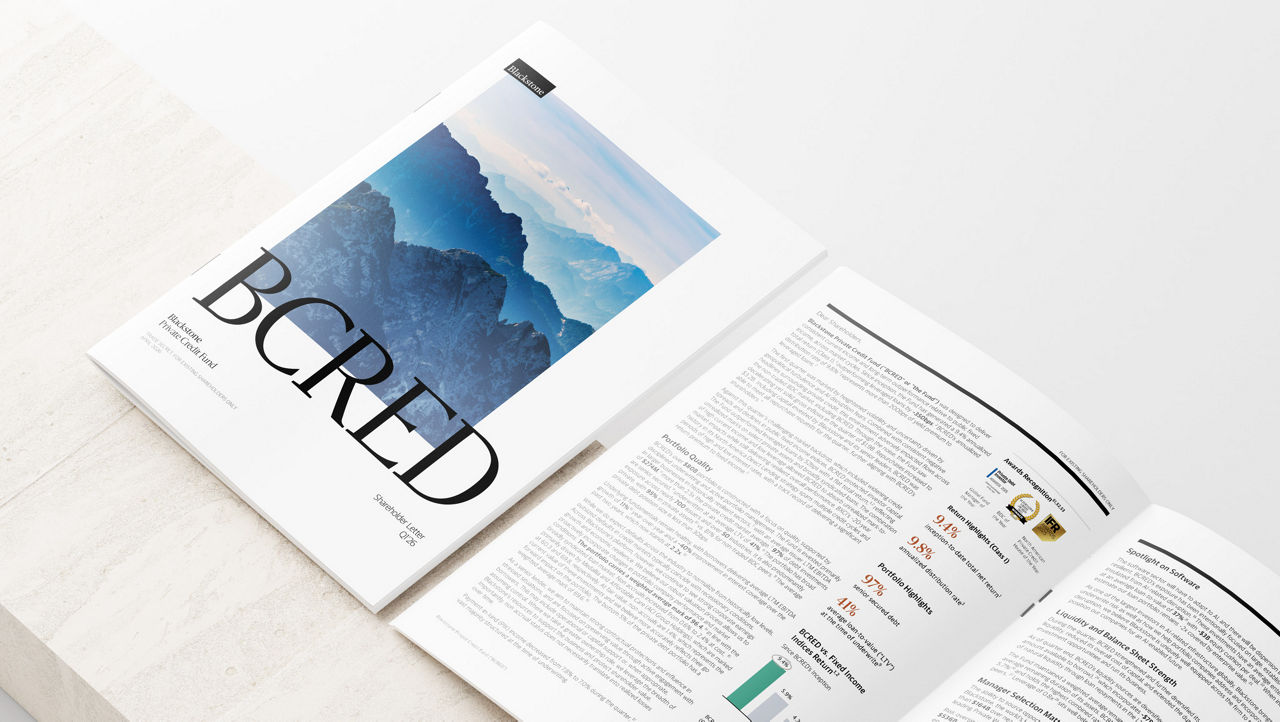 BCRED: Shareholder's Letter - Q1 2026