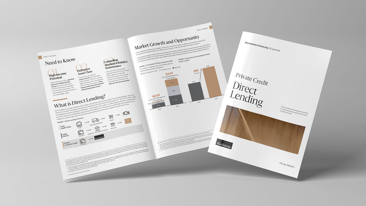 Private Markets International Brochure:  Private Credit Direct Lending