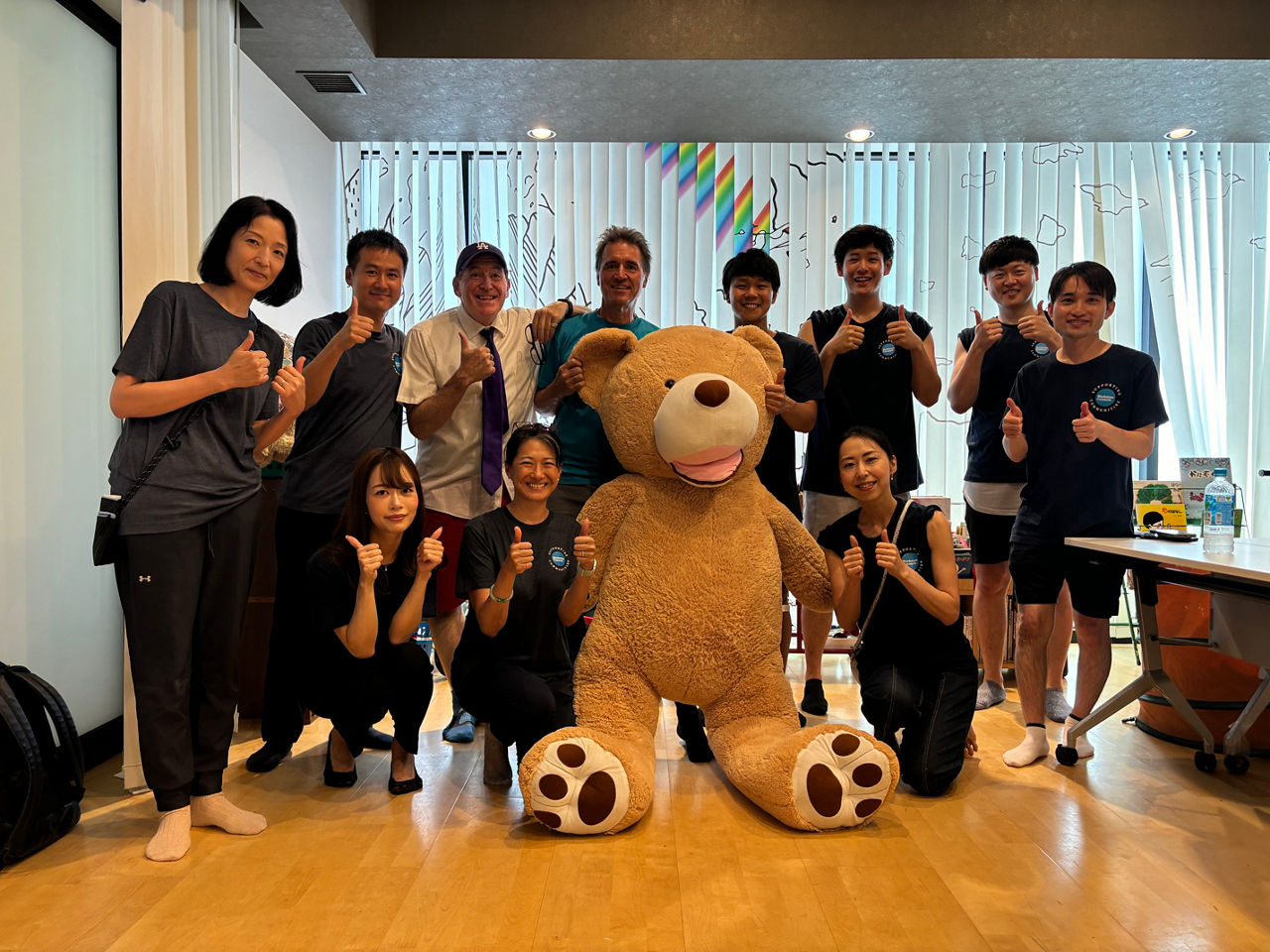 Blackstone Tokyo office personnel assisting at Playground of Hope